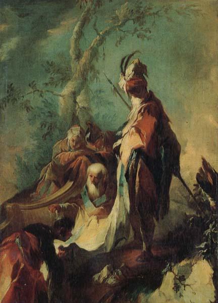 MAULBERTSCH, Franz Anton The Baptism of the Eunuch France oil painting art